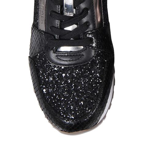 michael kors glitter sneaker|Michael Kors embellished sneakers.